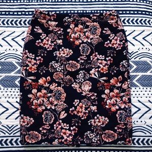 Loft brocade pencil skirt